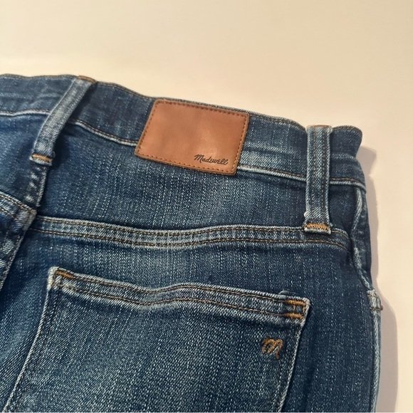 Madewell Slim Straight Mid Rise Blue Jeans - Size 27 - Picture 7 of 16